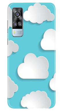 Clouds Mobile Back Case for Vivo Y53s (Design - 210)