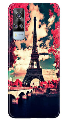Eiffel Tower Mobile Back Case for Vivo Y51A (Design - 212)