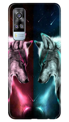 Wolf fight Case for Vivo Y51 (Design No. 221)