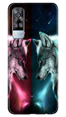 Wolf fight Case for Vivo Y53s (Design No. 221)