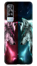 Wolf fight Case for Vivo Y31 (Design No. 221)