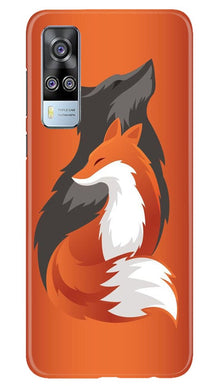 Wolf  Mobile Back Case for Vivo Y53s (Design - 224)