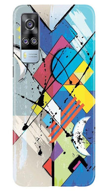 Modern Art Mobile Back Case for Vivo Y51 (Design - 235)