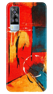 Modern Art Mobile Back Case for Vivo Y53s (Design - 239)