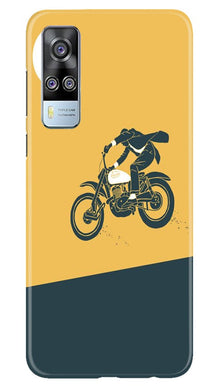 Bike Lovers Mobile Back Case for Vivo Y53s (Design - 256)