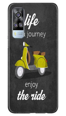 Life is a Journey Mobile Back Case for Vivo Y51A (Design - 261)