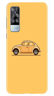 Vintage Car Mobile Back Case for Vivo Y51 (Design - 262)