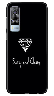 Sassy and Classy Mobile Back Case for Vivo Y53s (Design - 264)
