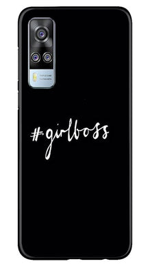 #GirlBoss Mobile Back Case for Vivo Y53s (Design - 266)