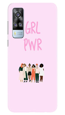 Girl Power Mobile Back Case for Vivo Y53s (Design - 267)