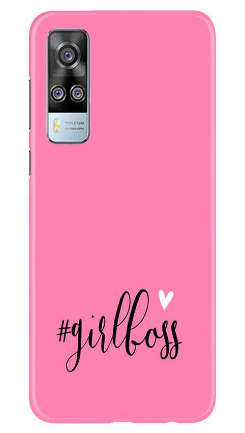 Girl Boss Pink Case for Vivo Y53s (Design No. 269)