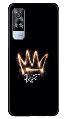 Queen Mobile Back Case for Vivo Y53s (Design - 270)
