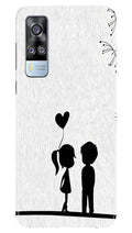 Cute Kid Couple Case for Vivo Y51A (Design No. 283)