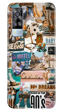 Vintage Design Mobile Back Case for Vivo Y51A (Design - 284)