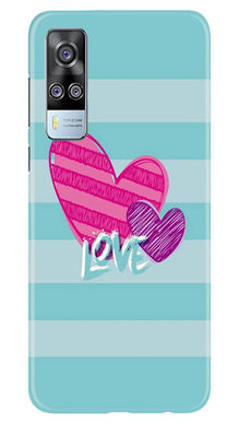 Love Mobile Back Case for Vivo Y51 (Design - 299)