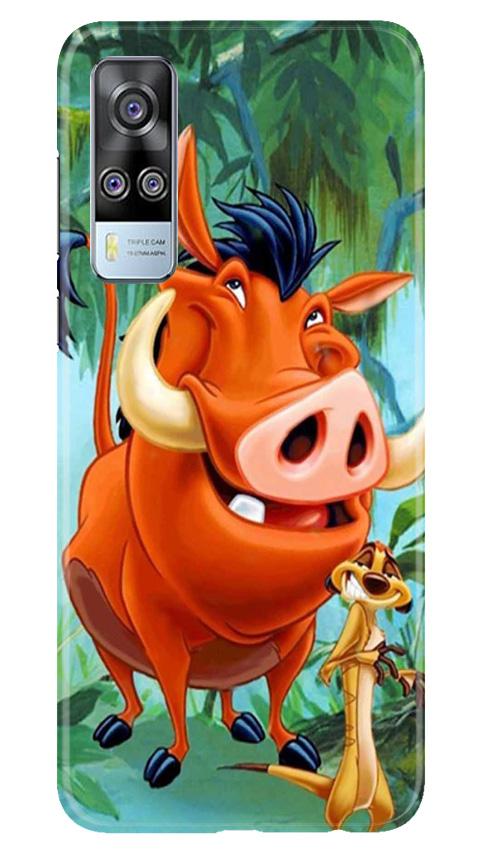 Timon and Pumbaa Mobile Back Case for Vivo Y51A (Design - 305)
