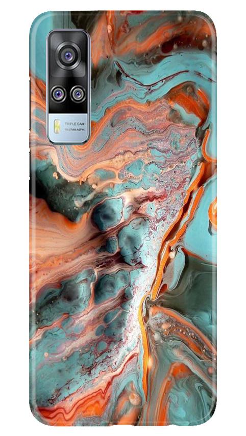 Marble Texture Mobile Back Case for Vivo Y51 (Design - 309)