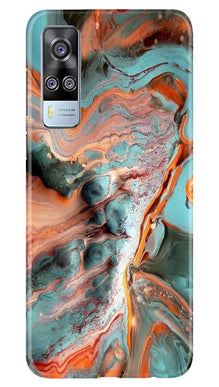 Marble Texture Mobile Back Case for Vivo Y51A (Design - 309)