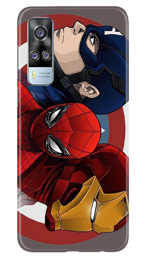 Superhero Mobile Back Case for Vivo Y51 (Design - 311)