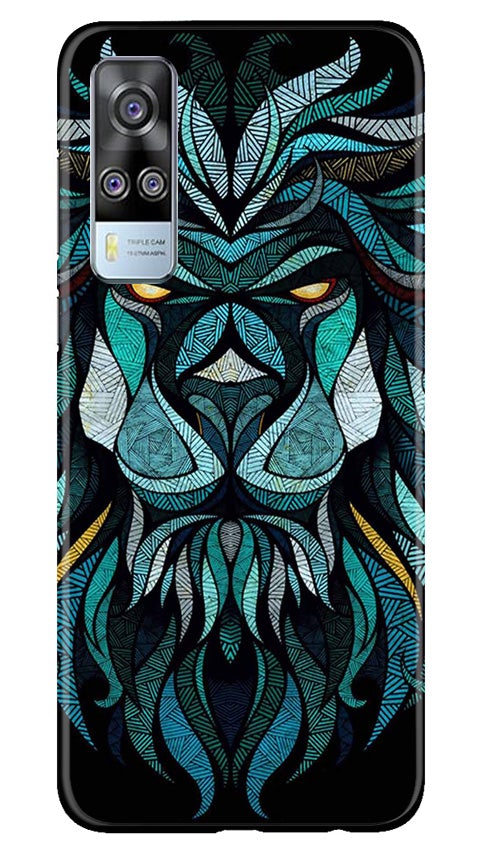 Lion Mobile Back Case for Vivo Y53s (Design - 314)