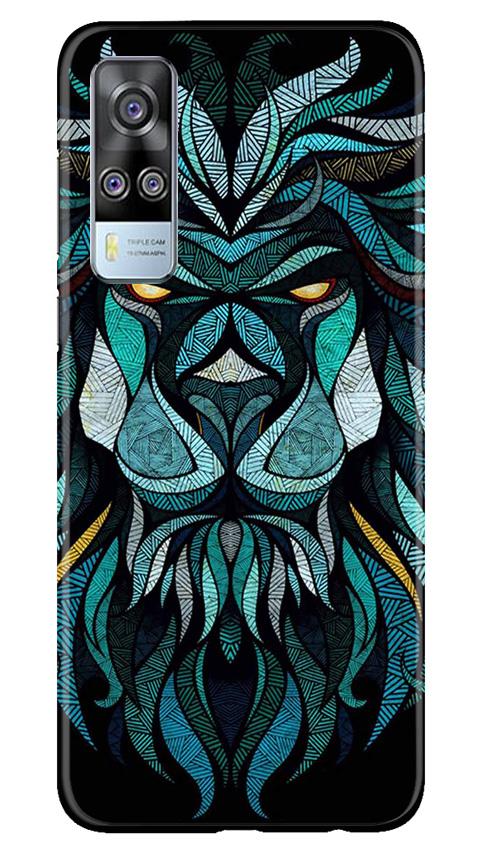 Lion Mobile Back Case for Vivo Y31 (Design - 314)