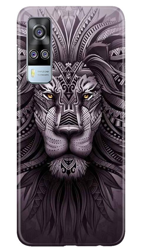 Lion Mobile Back Case for Vivo Y31 (Design - 315)