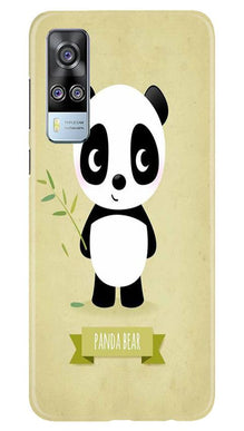 Panda Bear Mobile Back Case for Vivo Y51 (Design - 317)