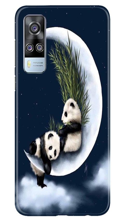 Panda Moon Mobile Back Case for Vivo Y53s (Design - 318)