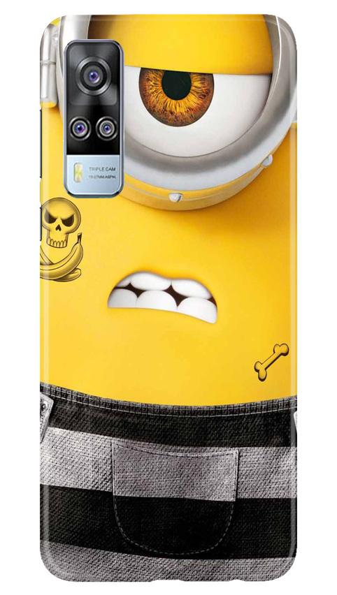 Minion Mobile Back Case for Vivo Y31 (Design - 324)