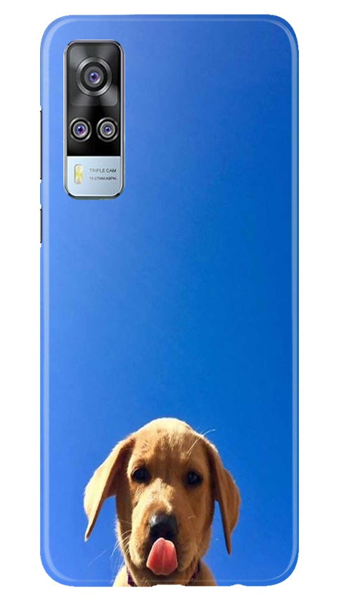 Dog Mobile Back Case for Vivo Y53s (Design - 332)