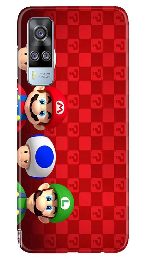 Mario Mobile Back Case for Vivo Y51 (Design - 337)