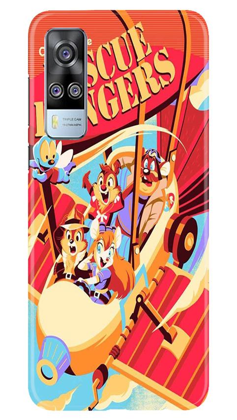 Rescue Rangers Mobile Back Case for Vivo Y51A (Design - 341)