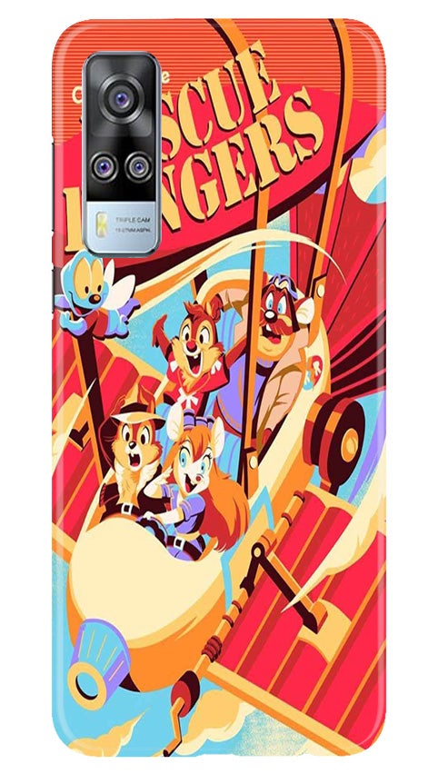 Rescue Rangers Mobile Back Case for Vivo Y53s (Design - 341)