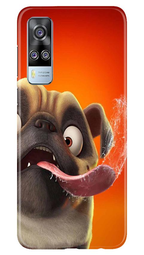 Dog Mobile Back Case for Vivo Y31 (Design - 343)