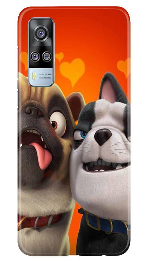 Dog Puppy Mobile Back Case for Vivo Y31 (Design - 350)