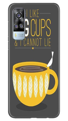 Big Cups Coffee Mobile Back Case for Vivo Y51 (Design - 352)