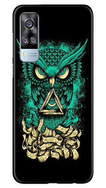 Owl Mobile Back Case for Vivo Y53s (Design - 358)