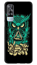 Owl Mobile Back Case for Vivo Y51A (Design - 358)