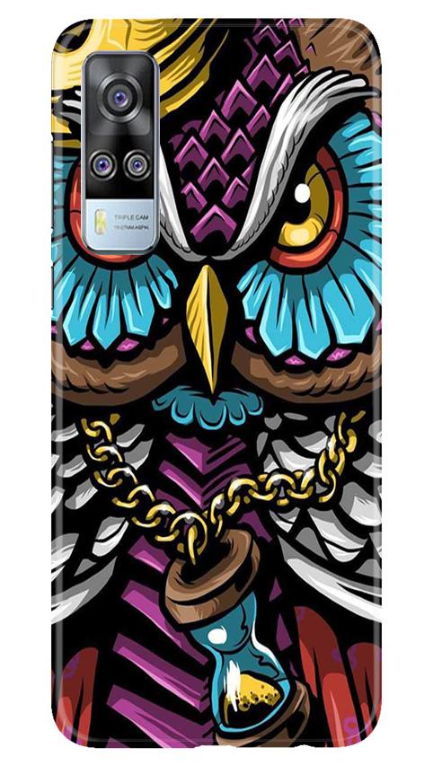 Owl Mobile Back Case for Vivo Y31 (Design - 359)