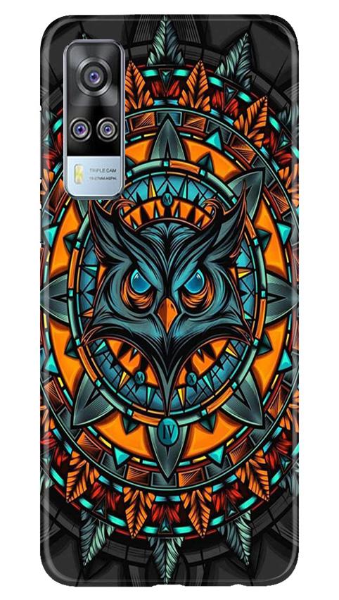 Owl Mobile Back Case for Vivo Y51A (Design - 360)