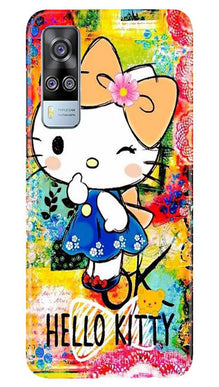 Hello Kitty Mobile Back Case for Vivo Y51 (Design - 362)