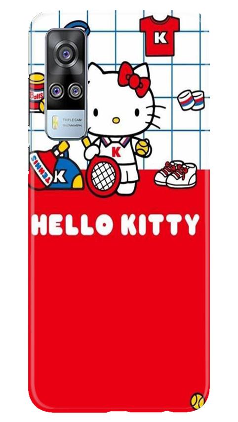 Hello Kitty Mobile Back Case for Vivo Y51A (Design - 363)