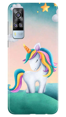 Unicorn Mobile Back Case for Vivo Y51 (Design - 366)