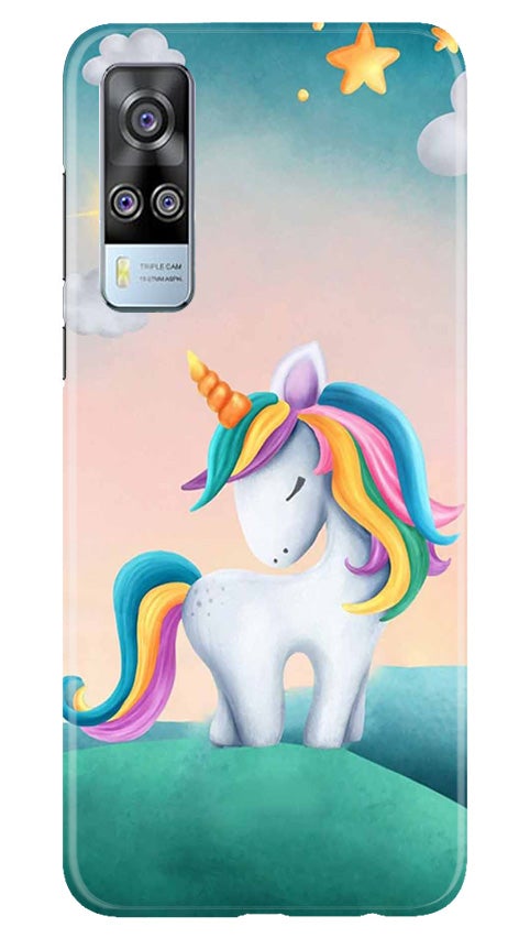 Unicorn Mobile Back Case for Vivo Y53s (Design - 366)
