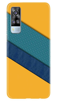 Diagonal Pattern Mobile Back Case for Vivo Y51A (Design - 370)