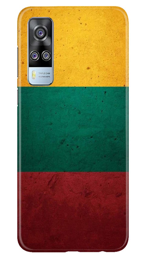 Color Pattern Mobile Back Case for Vivo Y53s (Design - 374)