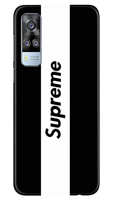 Supreme Mobile Back Case for Vivo Y53s (Design - 388)