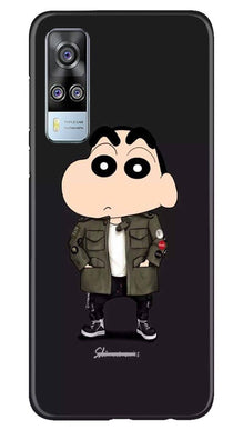 Shin Chan Mobile Back Case for Vivo Y53s (Design - 391)