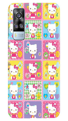 Kitty Mobile Back Case for Vivo Y51A (Design - 400)