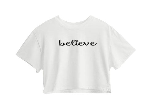 Believe Crop Top